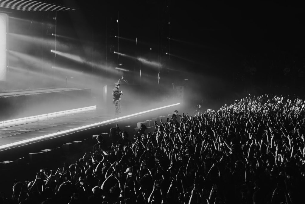 Hamza in concert in Brussels at the ING Arena