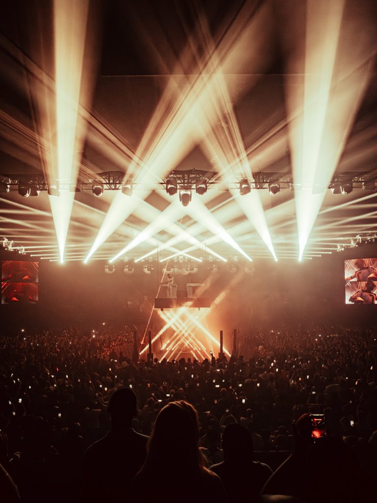 Vue de l'ING Arena à Bruxelles lors du concert de Kaytranada