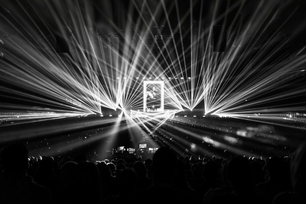 View of the ING Arena during Orelsan's concert