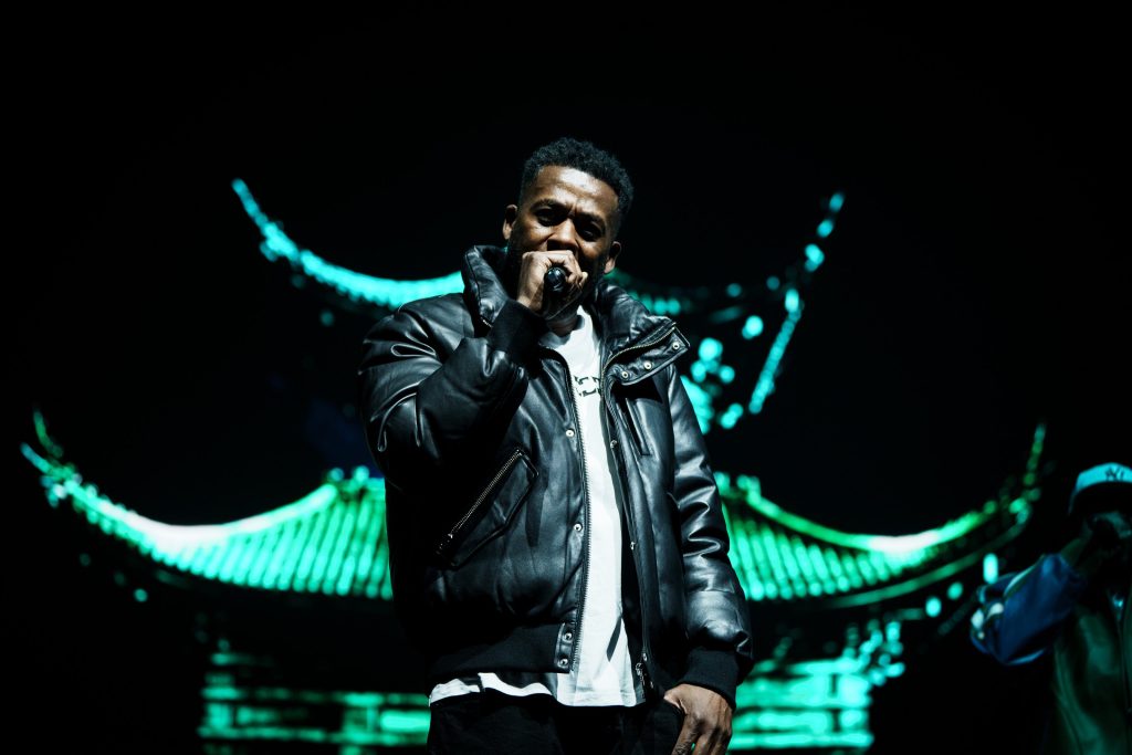 The Wu Tang Clan on stage during their concert at the ING Arena