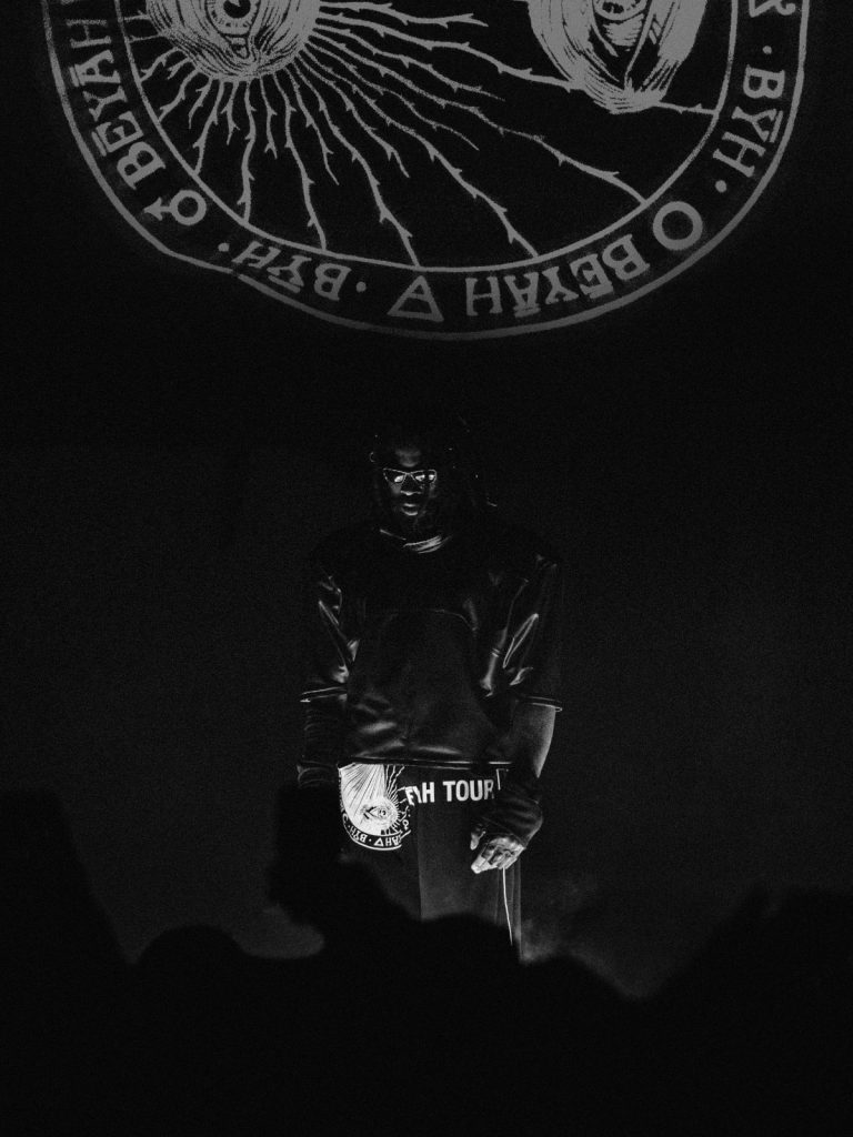 Damso performs live at the ING Arena